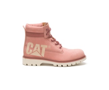Caterpillar Leather Boots South Africa Lyric Bold Boot Pink - Cat Boots For Women - IJ3164920